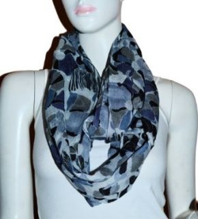 Fashion Light Weight All Season Floral Printed Infinity Scarf (FA)