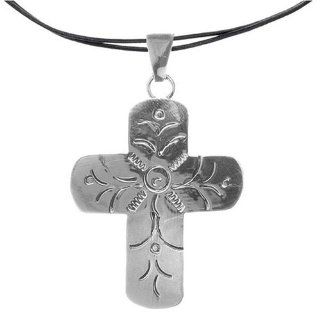 Sterling Silver Mexican Cross Pendant Pendant Necklaces Jewelry