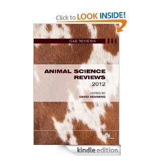 Animal Science Reviews 2012 (CAB Reviews) eBook David Hemming Kindle Store