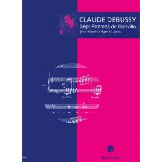 Pomes de Banville (7) (French Edition) DEBUSSY Claude 9790230810555 Books