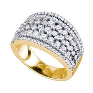 10K Yellow Gold 1.26 TCW Diamond Ring Will Ship With Free Velvet Jewelry Gift Box Lagoom Jewelry