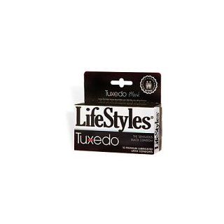 LifeStyles Tuxedo Black, Premium Lubricated Latex Condoms   12 Condoms Health & Personal Care