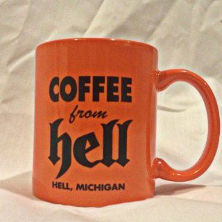 Coffee From Hell Orange Coffee Mug Kitchen & Dining