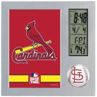 MLB St. Louis Cardinals Digital Desk Clock  Sports Fan Wall Clocks  Sports & Outdoors