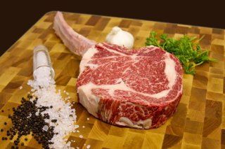 Wagyu Cowboy Steak Dry aged 100% Fullblood Wagyu  Beef Steaks  Grocery & Gourmet Food