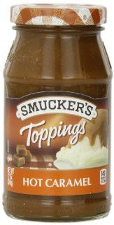 Smucker's Hot Caramel Flavored Topping, 12 Ounce (Pack of 6)  Dessert Toppings  Grocery & Gourmet Food