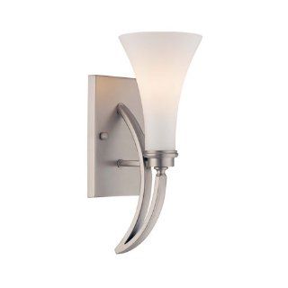 Savoy House 9P 965 1 69 Sconce with Frosted Glass Shades, Pewter Finish   Wall Sconces  