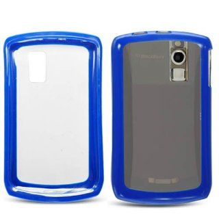 Soft Skin Case Fits RIM Blackberry 8300 8310 8320 8330 Curve Clear With Blue TPU AT&T, Sprint, Verizon Cell Phones & Accessories