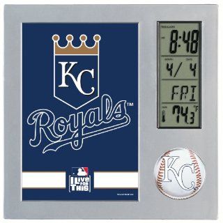 MLB Kansas City Royals Digital Desk Clock  Sports Fan Wall Clocks  Sports & Outdoors