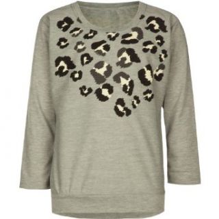 Full Tilt Girls Leopard Sweatshirt Clothing