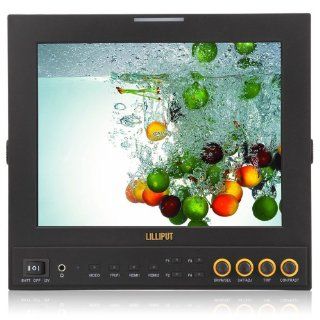 LILLIPUT 9.7" 969A/O/P PEAKING, Zebra Exposure DUAL HDMI IN & OUT DSLR Field Monitor with Sun Shade and HDMI Cable BY VIVITEQ INC  Vehicle Overhead Video 