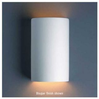 Justice Design 945 Ambiance Small Cylinder Wall Sconce, Open Top & Bottom    