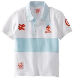 LRG   Kids Boys 2 7 Toddler Down From Earth Polo, White, 4/Toddler Clothing
