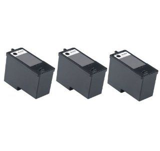 3 Pack BLACK ONLY Series 11 Remanufactured Hi Yield Ink for Dell JP451 All in One 948 v505w v505 Printer Electronics