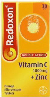 Redoxon Double Action Vitamin C + Zinc Orange Effervescent 30 Tablets Health & Personal Care