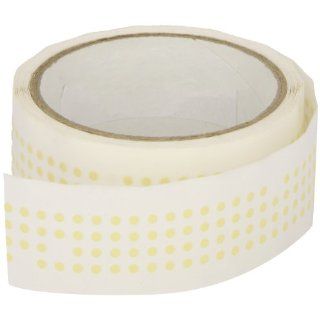 Back Paper Solder Wave Masking Disc, 3" Core, 510 Degree F Performance Temperature, 20 lbs/inch Tensile Strength, 7.3 mil Thick, 1/8" Width, Beige (5000 per Roll) Masking Tape