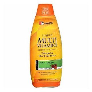 Drinkables Liquid Multi Vitamins, Wild Berry Flavor 33 fl oz (976 ml) Health & Personal Care