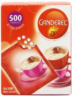 Canderel Tablets Refill Sachets 500s  Sugar Substitute Products  Grocery & Gourmet Food