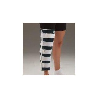 DeRoyal 24" Canvas Knee Immobilizer with Contoured Stays, Medium