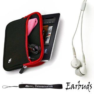 Protective Neoprene Cover Carrying Sleeve with Pocket (Black Red Trim) For The Tegra 3 packed ASUS Eee Pad MeMO 370T Android 7" Tablet Computers & Accessories