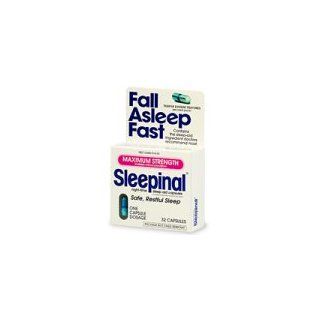 Sleepinal Night Time Sleep Aid, Maximum Strength, Capsules, 32 ct. Health & Personal Care