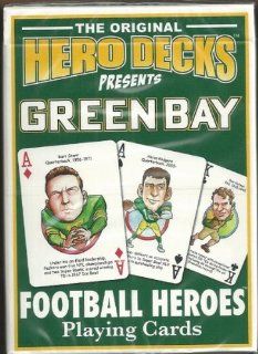 Green Bay Packers NFL Hero Decks Playing Cards Poker Sized 52 Card Deck at 's Sports Collectibles Store