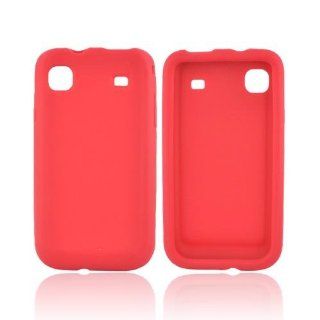 For Samsung Vibrant T959 Silicone Case Skin RED Cell Phones & Accessories