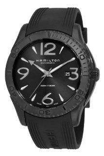 Hamilton Men's H37785385 Seaview 1000 Black Dial Watch at  Men's Watch store.