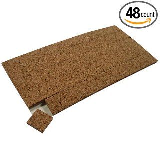 48 PADS OF CORK AND CLING FOAM CF986 1/8" THICK X 5/8" LONG X 5/8" WIDE (60 PCS PER PAD) Material Handling Equipment