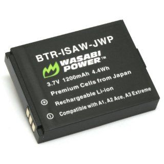Wasabi Power Battery for ISAW REP 03 and ISAW A1, A2 ACE, A3 Extreme HD Action Camera  Camcorder Batteries  Camera & Photo