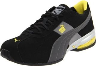 Puma Men's Cell Turin Perf NBK Running Shoe,Black/Dark Shadow/Steel Grey,6.5 D US Shoes