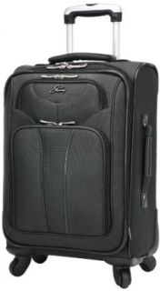 Skyway Luggage Sigma 4 20 Inch 4 Wheel Expandable Spinner Carry On, Black, One Size Clothing