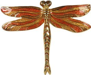 Dragonfly Tiffany Inspired Brooch, Red Brooches And Pins Jewelry