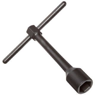 Martin 969A Forged Carbon Steel 3/4" Square Opening Tee Handle Socket, 6 Points, 7 3/8" Overall Length, Industrial Black Finish Socket Wrenches