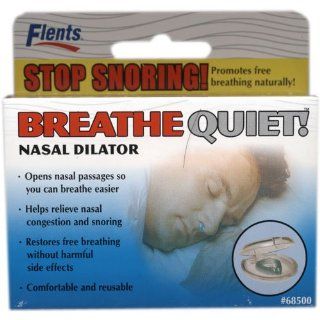 Flents Breathe Quiet Nasal Dilator   Stop Snoring Health & Personal Care