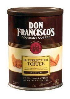 Butterscotch 12 Oz. Ground Coffee  Coffee Pods  Grocery & Gourmet Food