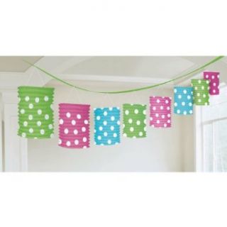 Dots Paper Lantern Garland Party Accessory Toys & Games