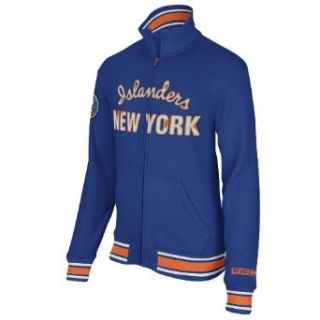 NHL New York Islanders CCM Fleece Track Jacket, Large  Sports Fan Outerwear Jackets  Clothing