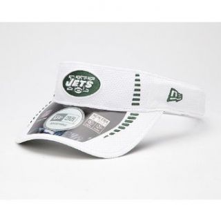 NFL New York Jets Training Camp Visor, White, One Size Fits All  Sports Fan Baseball Caps  Clothing
