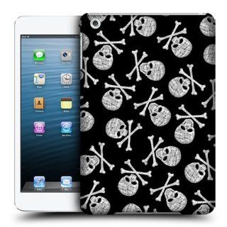 Head Case Black Background X Bone Skull Pattern Back Case For Apple iPad Mini Cell Phones & Accessories