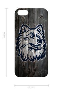 custom iphone 4 4S case, Connecticut Huskies with Wood background DIY iphone 4 4S case at hahashopping Cell Phones & Accessories