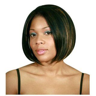 APLUS Ozone Lace Front Wig 001SH Color #1B Off Black  Hair Extensions  Beauty