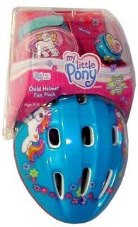 My Little Pony Child's Bicycle Helmet, Bell, and Elbow Pad Fun Pack  Bike Helmets  Sports & Outdoors