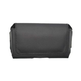 Black Faux Leather Pouch Cover Case for Samsung Infuse 4G SGH I997 Cell Phones & Accessories
