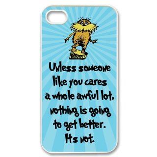 Creative Top Environmental Film Dr. Seuss' The Lorax poster case For Iphone 4 4s Best Cover Show 1y997 Cell Phones & Accessories