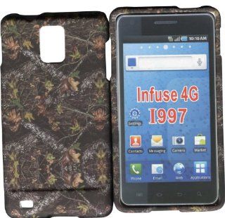Samsung Infuse i997 4G at&t Camo Multi Stems Case Cover Hard Phone Case Snap on Cover Rubberized Touch Faceplates Cell Phones & Accessories