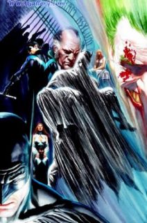 DC Universe Batman "Last Rites" Limited Edition Gicle on Canvas by Alex Ross Entertainment Collectibles