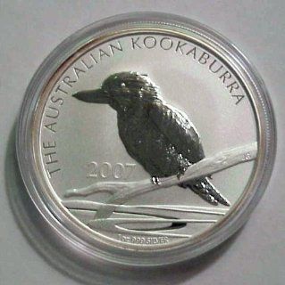2007 Australian 1 Troy Oz. .999 Fine Silver Coin Kookaburra 