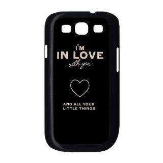 One Direction Quotes Samsung Galaxy S3 I9300 Case Hard Plastic Samsung Galaxy S3 I9300 Case Cell Phones & Accessories