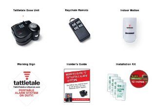 Tattletale Alarm System Bundle   Base Unit, Keychain Remote, and 1 Indoor Motion Detector  Home Security Systems  Camera & Photo